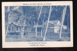 Cpa La Léproserie De Nuutele Archipel Des Samoa , Missions Des Pères Maristes En Océanie - Samoa