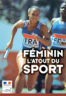 CPM - M - FEMININ L'ATOUT DU SPORT - ATHLETISME - Athlétisme