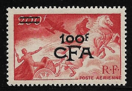 Réunion 1949 P.A N° 48* Série Mythologique. Cote 35€ - Luchtpost