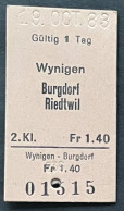 Wynigen Burgdorf Riedtwil/ 1983 - Europe