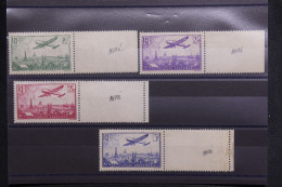 FRANCE - N° 8-10-11-12 * Signés Par Le Graveur Antonin OUVRé Sur Bord De Feuille - Très Rares - A 942 - Unused Stamps