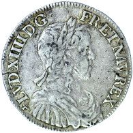 Louis XIV-Demi écu à La Mèche Longue 1650 Angers - 1643-1715 Ludwig XIV.