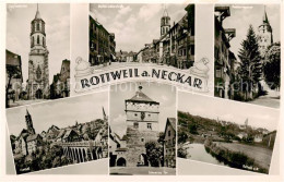 73835103 Rottweil Neckar Kapellenkirche Viadukt Marktplatz Schwarzes Tor Rottwei - Rottweil