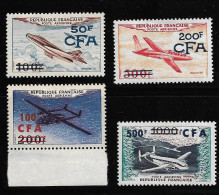 Réunion 1954 P.A N°52/55**. Série Des Prototypes Cote 115€ - Airmail