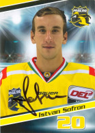 Autogramm Eishockey AK Istvan Sofron Krefeld Pinguine 15-16 KEV MJSZ Miercurea Ciuc EC KAC Klagenfurt VSV Székesfehérvár - Wintersport