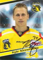 Autogramm Eishockey AK Kyle Sonnenburg Krefeld Pinguine 15-16 Löwen Frankfurt Am Main Schwenninger Wild Wings Freiburg - Winter Sports