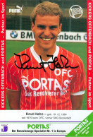 AK Knut Hahn Offenbacher Kickers 87-88 OFC Offenbach Am Main Stockstadt Am Rhein SV Sandhausen VfR OLI Bürstadt Hessen - Autographes