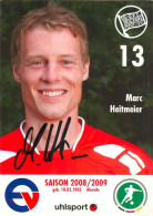 AK Marc Heitmeier Offenbacher Kickers 08-09 Offenbach Lütgendortmund SC Preußen Münster SV Wilhelmshaven FSV Frankfurt - Autogramme