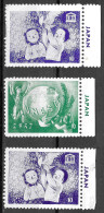 UNESCO Gift StampS GS 7 Spendenmarke, 1953 AND 1954 , Japan SET OF 3  - Cinderellas