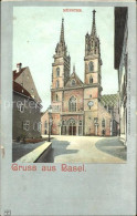 12057105 Basel BS Muenster Kuenstlerkarte Basel BS - Other & Unclassified