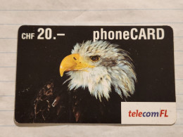 LIECHTENSTEIN-(LI-28A)-BALD EAGLE-(82)(440-387-1404-9062)(20CHF)-(12/04)(40388083)-tirage-50.000-used Card - Liechtenstein