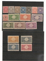 SÉNÉGAL ANNÉE 1915/35 TAXE N° 13/31*/** Cote: 31,00€ - Nuovi