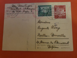 Allemagne - Carte De Correspondance De Rombach Pour Bruxelles En 1944 Avec Contrôle Postal - J 238 - Cartas & Documentos