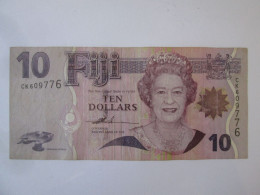 Fiji 10 Dollars 2007 Banknote See Pictures - Fiji