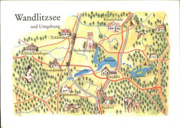 41402589 Wandlitz Landkarte Umgebung Klosterfelde Basdorf Wandlitz - Wandlitz