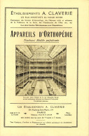 Appareils D'Orthopédie - A.Claverie - Paris (± 1910) - Supplies And Equipment