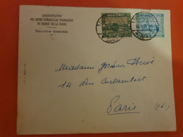 Sarre - Enveloppe Commerciale De Saarbrücken Pour Paris En 1925 - J 257 - Storia Postale