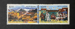 INDIA 1999 Tabo Monastery SETENANT MNH Phila1732 - Ongebruikt