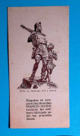 Publicité, Carton, Les Chocolats FRANCO-SUISSE, Guillaume Tell, 170 X 85 Mm, Frais Fr 1.60 E - Advertising