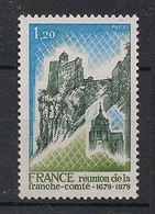 FRANCE - 1978 - N°YT. 2015a - Franche Comté - Gomme Tropicale - Neuf Luxe ** / MNH - Ungebraucht