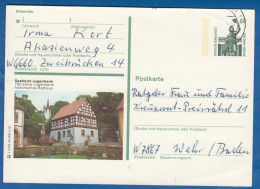 Deutschland; BRD; Postkarte; 60 Pf Bavaria München; Seeheim-Jugenheim, Rathaus; Bild1 - Cartoline Illustrate - Usati