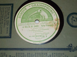 DISQUE 78 TOURS  PASO DOBLE  ET VALSE  DEPRINCE 1946 - 78 T - Disques Pour Gramophone