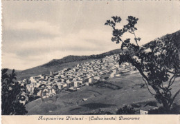 Cartolina Acquaviva Platani ( Caltanissetta ) Panorama - Caltanissetta