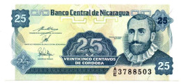 NICARAGUA - ND (1991) - 25 Centavos De Cordoba - Pick 170a.2 - UNC         MyRef:AME - Nicaragua