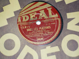 78 T - Disques pour Gramophone - disque vinyle 78 t Musique de Film LE  BILLET DE MILLE : L'ARGENT FAIT LE BONHEUR et L'AUBERGE DU PETIT DRAGON :  UN COUP