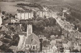 Cpsm 9x14. En Avion Au-dessus De... (02) LA FERTE-MILLON. Eglise Notre-Dame Et Ruines Du Château - Otros & Sin Clasificación