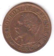 NAPOLEON III  - 1 Centime   1856 K - 1 Centime