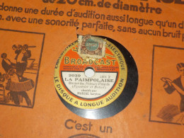 DISQUE VYNIL 78 TOURS CHANT DES PECHEURS D ISLANDE ET BRETONNE  BARYTON MARJAL - 78 Rpm - Gramophone Records