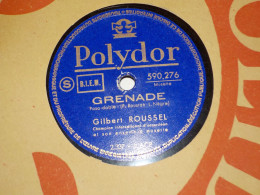 DISQUE 78 TOURS PASO DOBLE  DE GILBERT ROUSSEL - 78 T - Discos Para Fonógrafos