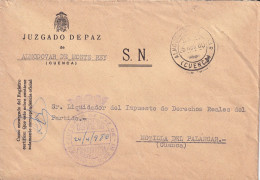 JUZGADO DE PAZ  ALMODOVAR DE MONTE REY 1980  CUENCA - Franchise Postale