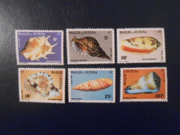 WALLIS-ET-FUTUNA YT 337/342 COQUILLAGES** - Unused Stamps