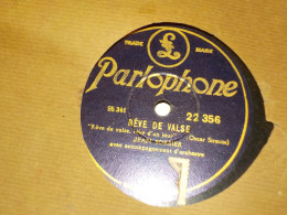 DISQUE VYNIL 78 TOURS VALSE ET SERENADE DE JEAN SORBIER 1931 - 78 Rpm - Gramophone Records