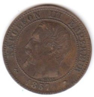 NAPOLEON III  - 2 Centimes   1857 MA - 2 Centimes