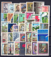 Österreich 1988 - Jahrgang Mit ANK-Nr. 1940 - 1974, MiNr. 1909 - 1943, Postfrisch ** / MNH - Annate Complete