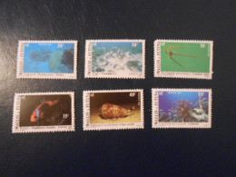 WALLIS-ET-FUTUNA YT 267/272 FAUNE ET FLORE PELAGIQUE** - Unused Stamps