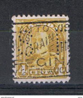 CANADA:  1930/31  GEORGE  V°  -  PERFIN  -  4 C. USED  STAMP -  YV/TELL. 146 - Perforiert/Gezähnt