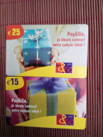 Pay & Go 2 Cards Gift Package Used - [2] Prepaid & Refill Cards