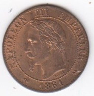 NAPOLEON III  - 2 Centimes   1861 K - 2 Centimes