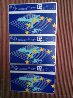 S 42 Europe 3 Different Numbers 223 E+F+Good Number 223 G Used Rare - Zonder Chip