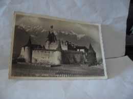 AIGLE LE CHATEAU SUISSE VD VAUD CPSM FORMAT CPA 1937 - Aigle