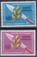 Nations Unies N.Y. 1973 YT 227-228-229-230 Neufs - Unused Stamps