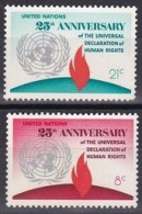 Nations Unies N.Y. 1973 YT 235-236 Neufs - Ongebruikt