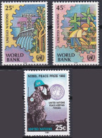 Nations Unies N.Y. 1989 YT 539 à 541 Neufs - Neufs