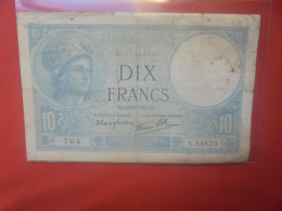 FRANCE 10 FRANCS 1941 Circuler (B.32) - 10 F 1916-1942 ''Minerve''