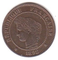 CERES  - 2 Centimes   1892 A - 2 Centimes