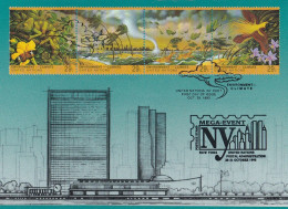 Nations Unies N.Y.  1993 YT 645 à 648 Carte Postale Oblitéré 1er Jour - Maximumkaarten
